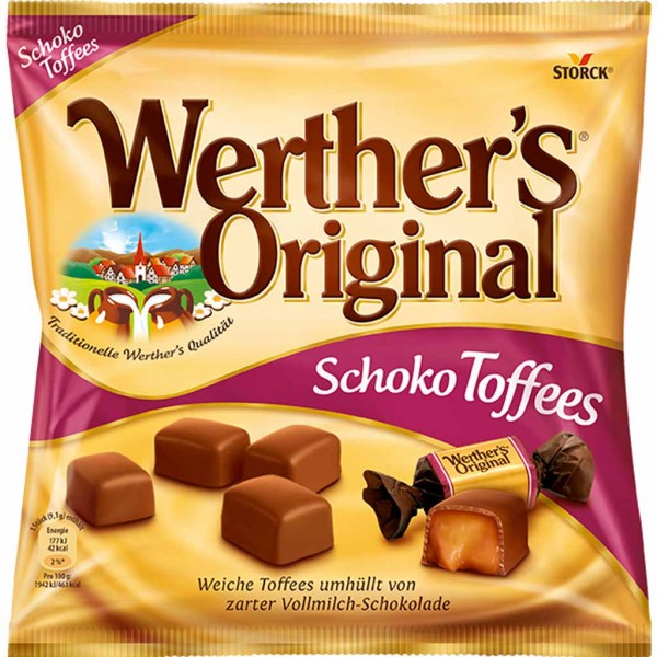 Werthers Original weiche Schokoladen Toffees 180g MHD:30.12.24