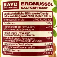 Kay-Li Erdnussöl kalt gepresst 180ml MHD:30.4.23