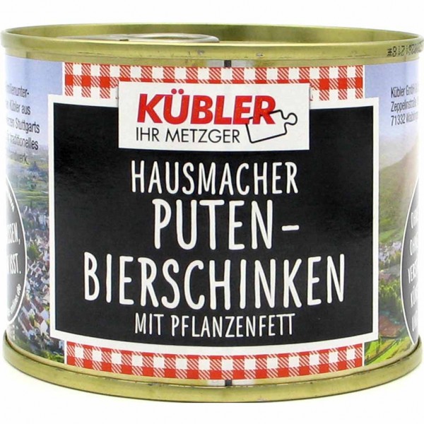 Metzger Kübler Hausmacher Puten-Bierschinken 200g MHD:11.6.25