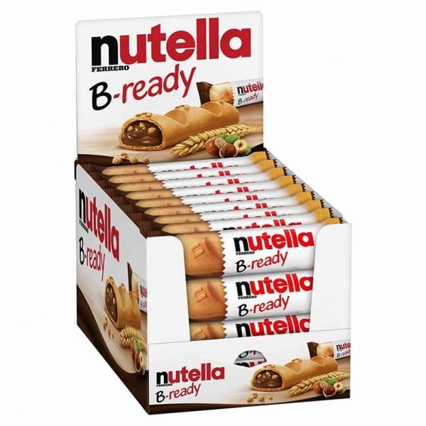 36x Nutella B-Ready á 22g=792g im Thekendisplay MHD:6.11.24