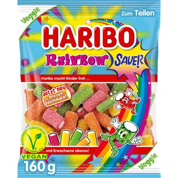 Haribo Rainbow sauer 160g MHD:30.1.25