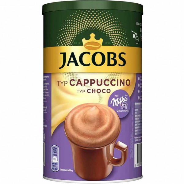 Jacobs Milka Cappuccino Choco 500g MHD:30.7.25