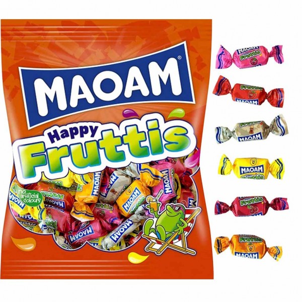 Maoam Happy Fruttis Kaubonbons 175g MHD:30.4.25