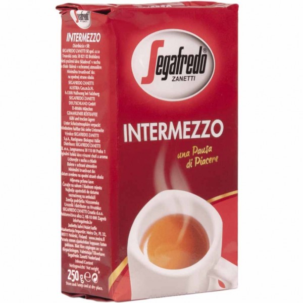 Segafredo Intermezzo Bohnenkaffee gemahlen 250g MHD:28.9.25