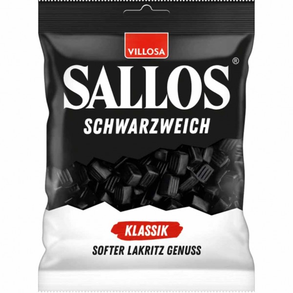 Villosa Sallos Schwarzweich softer Lakritz Klassik 200g MHD:30.4.25