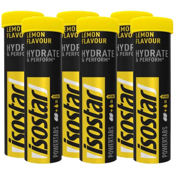 Isostar Fast Hydration Powertabs Lemon 6er 720g MHD:27.7.25