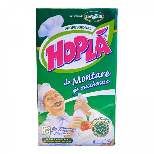 Hopla da Montare für die Küche mit Zucker 1L (wie Sahne zu verwenden) MHD:14.12.24