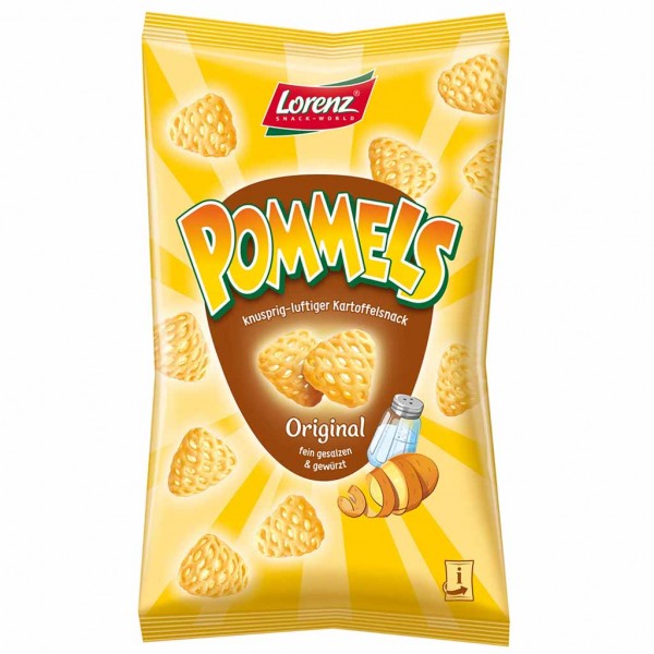 Lorenz Pommels Original Kartoffel Snack fein gesalzen und gewürzt 75g GTIN 4018077619458