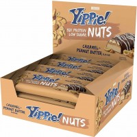 12x Yippie! Protein Riegel Nuts Caramel Peanut Butter á 45g=540g MHD:30.6.23