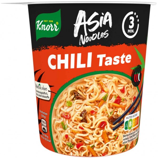 Knorr Asia Noodles Chili Taste Becher 65g MHD:30.7.24