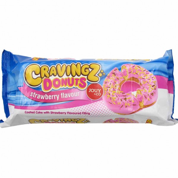 Cravingz Donuts Erdbeercreme Füllung 5er 200g MHD:24.1.25
