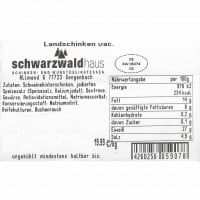 Schwarzwaldhaus Landschinken 1000g MHD:6.4.24