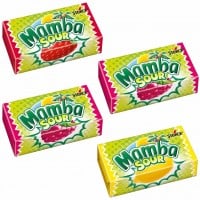 Storck Mamba sauer Erdbeere, Himbeere, Zitrone 4er Pack 106g, 4014400937480
