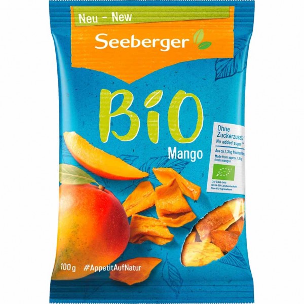 Seeberger Bio Mango 100g MHD:30.9.23