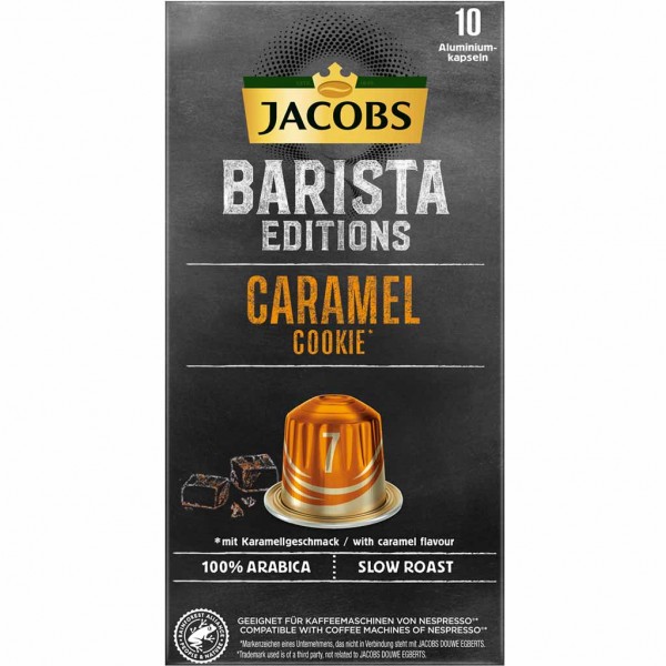 Jacobs Kaffeekapseln Barista Editions Caramel Cookie 10er 52g MHD:22.5.23