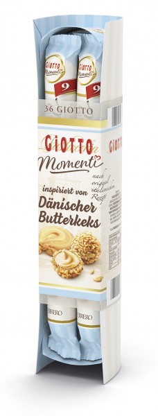 Ferrero Giotto Momenti Dänischer Butterkeks 4 Stangen 154g MHD:3.10.22