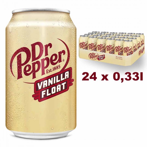 24x Dr Pepper Vanilla Float 0,33l Dose 4000140714757 - Tray EAN 4000140714733