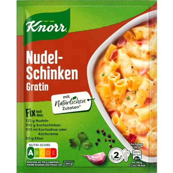 Knorr Fix Nudel-Schinken Gratin 32g MHD:30.10.24