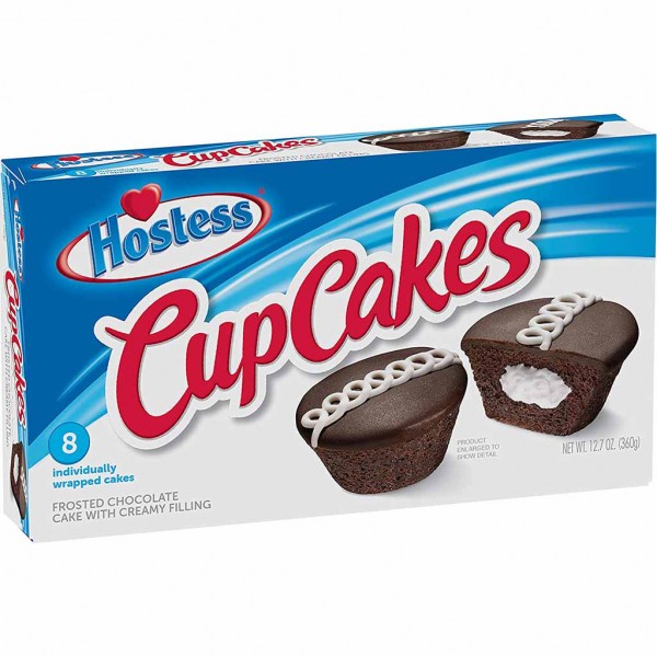 Hostess Cup Cakes Frosted Chocolate 360g MHD:10.10.22