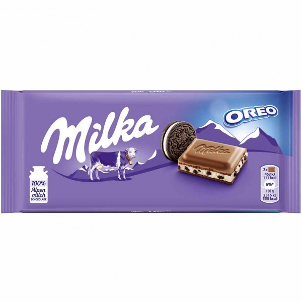 MILKA Tafelschokolade Oreo 100g MHD:7.11.23