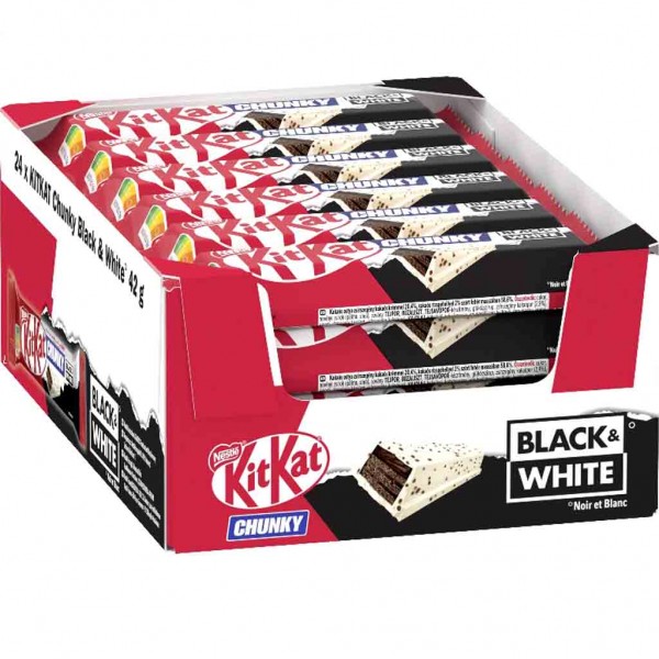 KitKat Chunky Black &amp; White 24x42g=1008g MHD:2.3.25