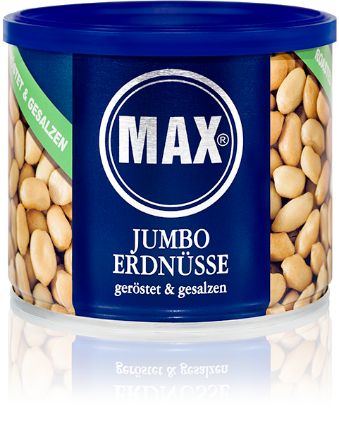 MAX Jumbo Erdnüsse geröstet und gesalzen 300g MHD:30.4.25