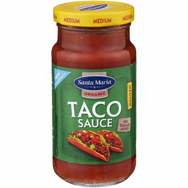 Santa Maria Taco Sauce Organic Medium 220ml MHD:3.6.24