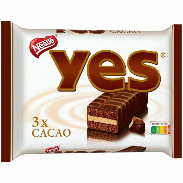 Yes Kuchenriegel Cacao 3er 96g