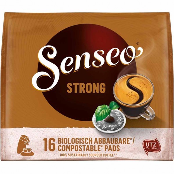 Senseo Kaffeepads Strong 10x16 Pads 111g=1110g MHD:15.1.24