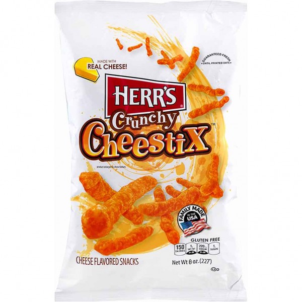 Herrs Crunchy Cheestix 227g MHD:26.1.25