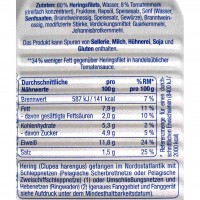 Heringsfilets in Tomatensauce 34% weniger Fett 200g MHD:2.1.27