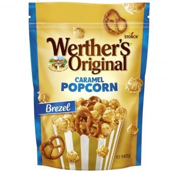 Werthers Original Caramel Popcorn Brezel 140g MHD:28.2.25
