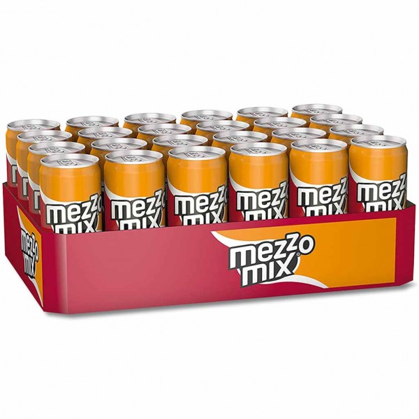24x Mezzo Mix Cola Mix Orange Dose á 0,33L=7,92L MHD:30.12.23