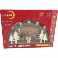 LED Lichterbogen 10 LEDs Warmweiss