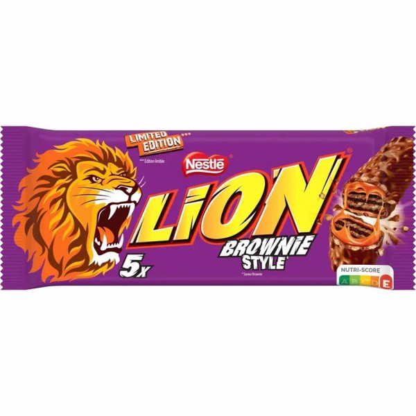 Lion Brownie Style Snack Size 5er 150g MHD:30.12.24