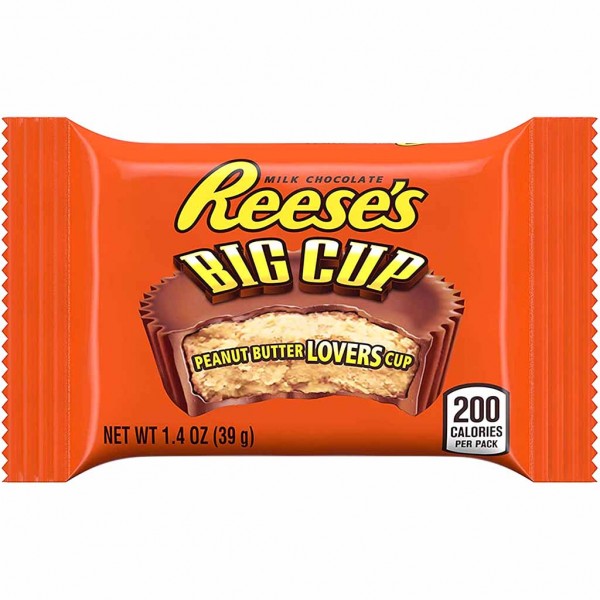 16x Reeses Peanut Butter Big Cup á 39g=635g MHD:30.8.24
