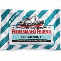 24x Fishermans Friend SPEARMINT ohne Zucker á 25g=600g MHD:30.12.25