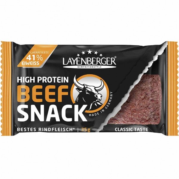 Layenberger High Protein Beef Snack Classic Taste 35g MHD:20.10.22