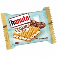 Hanuta Cookies Waffel Schnitte 220g MHD:22.10.23