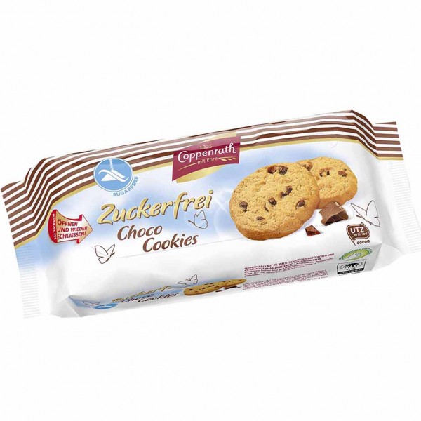 Coppenrath Zuckerfrei Choco Cookies 200g MHD:24.10.24