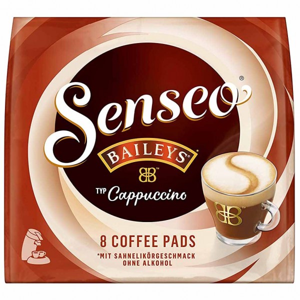 Senseo Kaffeepads Cappuccino Baileys 8er 92g MHD:16.11.24