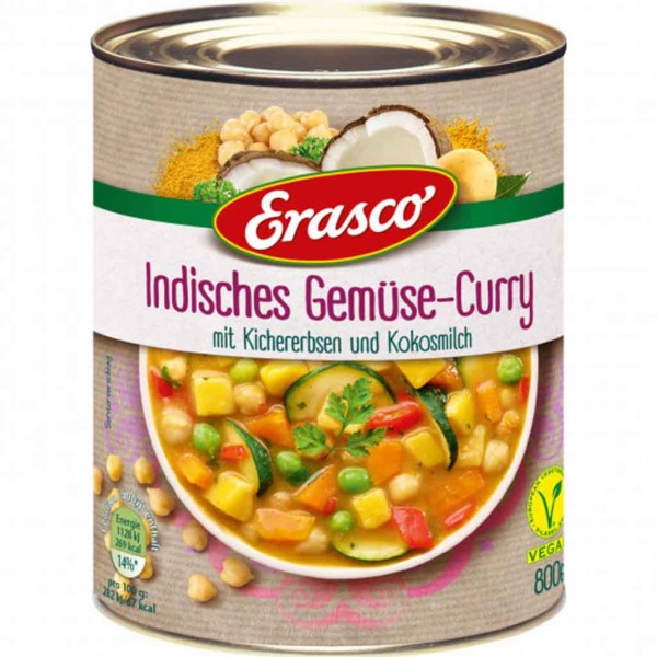 Erasco Eintopf Indisches Gemüse-Curry 800g MHD:30.12.25
