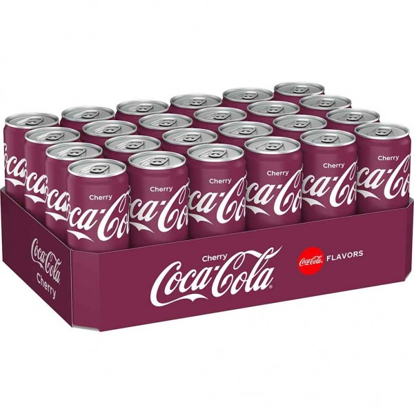 24x Coca Cola Cherry DOSE á 330ml=7,92L MHD:30.10.24