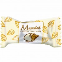 Hellma Mandeln in weißer Schokolade 360 Portionen 864g MHD:30.3.25