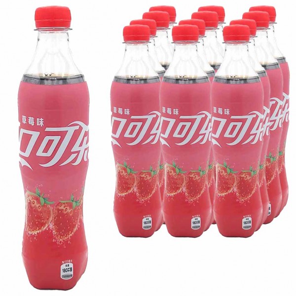 12x Coca-Cola Strawberry PET á 0,5L=6L 