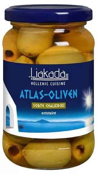 Liakada Atlas-Oliven Sorte Chalkidiki Entsteint 340g MHD:18.10.26