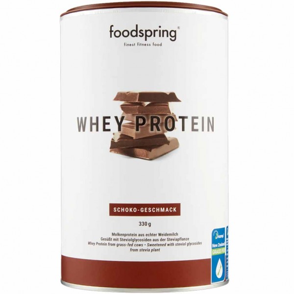 foodspring Whey Protein Schoko 330g MHD:30.4.24