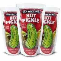 Van Holten's - Hot Pickle 140g Gurke im Beutel scharf und würzig MHD:28.11.25