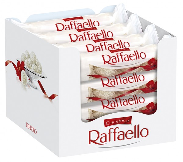 Ferrero Confetteria Raffaello 16x4er Pack=640g MHD:5.10.24