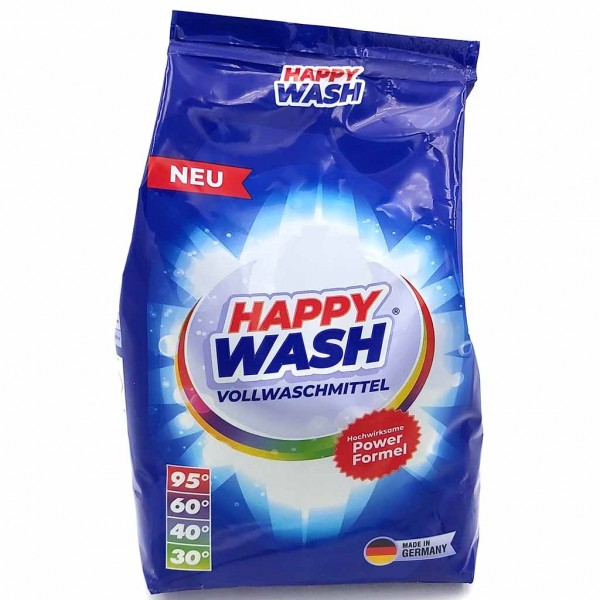 Vollwaschmittel 30 Wäschen von Happy Wash 2,025 kg